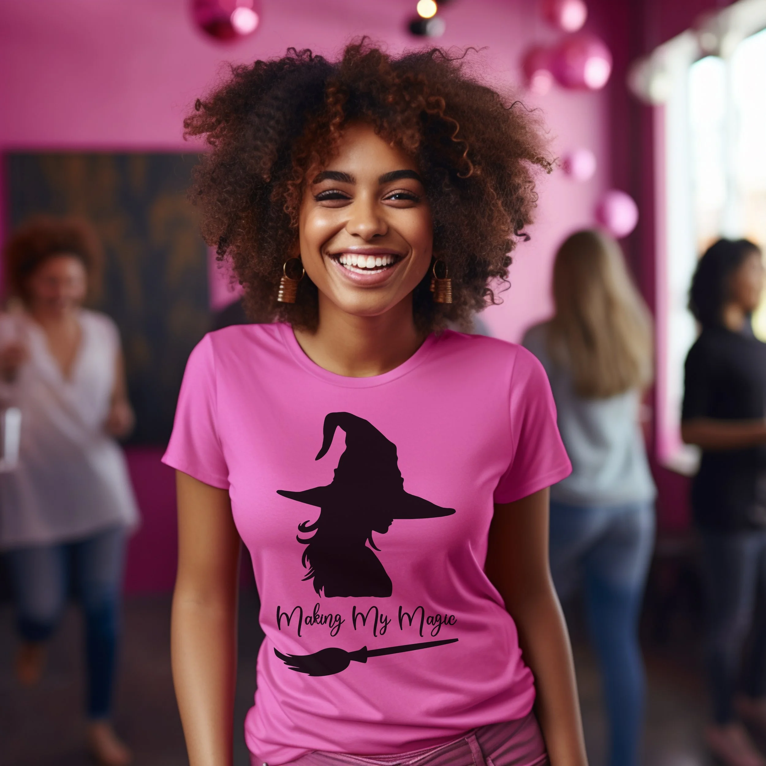 Bella canvas charity hot sale pink